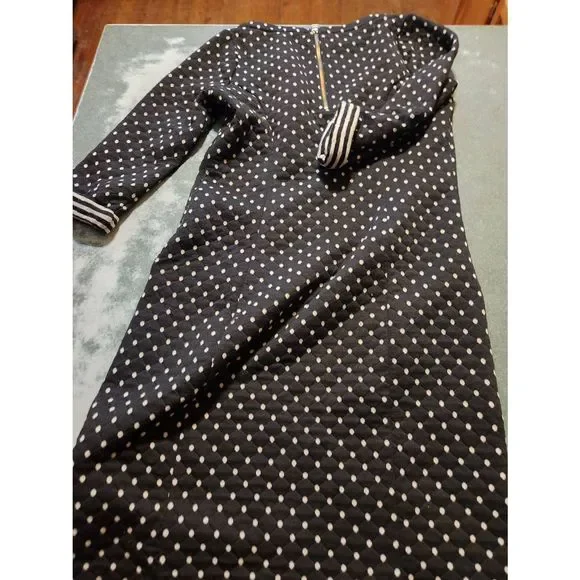 Boden Dotty Shift black&white dress sz 4L - Picture 5 of 5